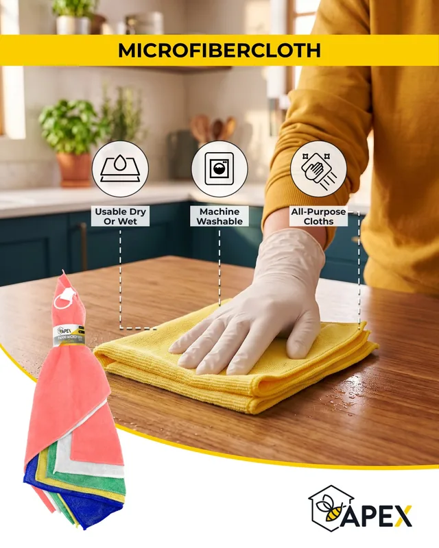 The only cloth you need for a spotless clean. ✨ Use them wet or dry, throw them in the wash, and tackle any surface!
