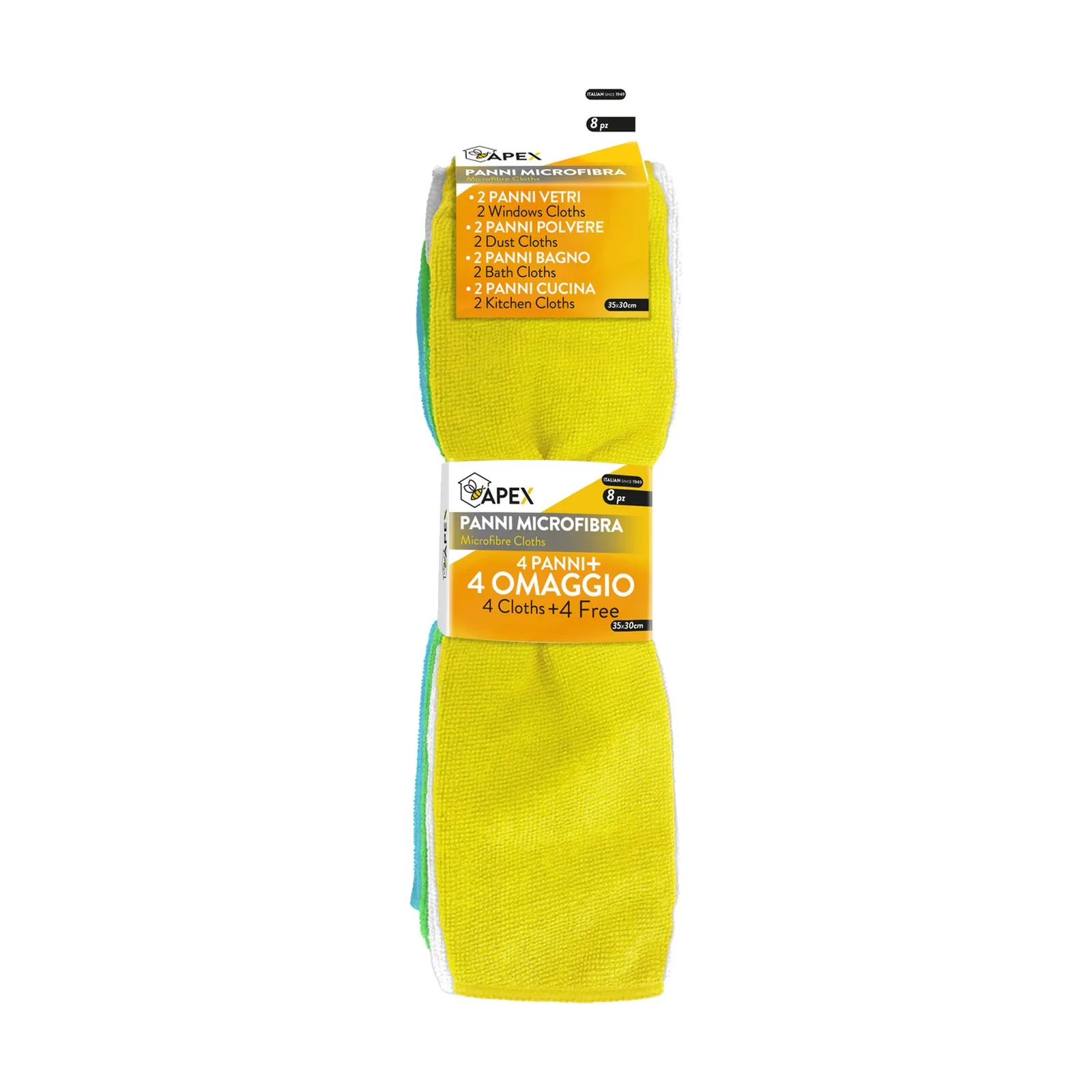 APEX Microfibre Cloths (Set of 8) — 2