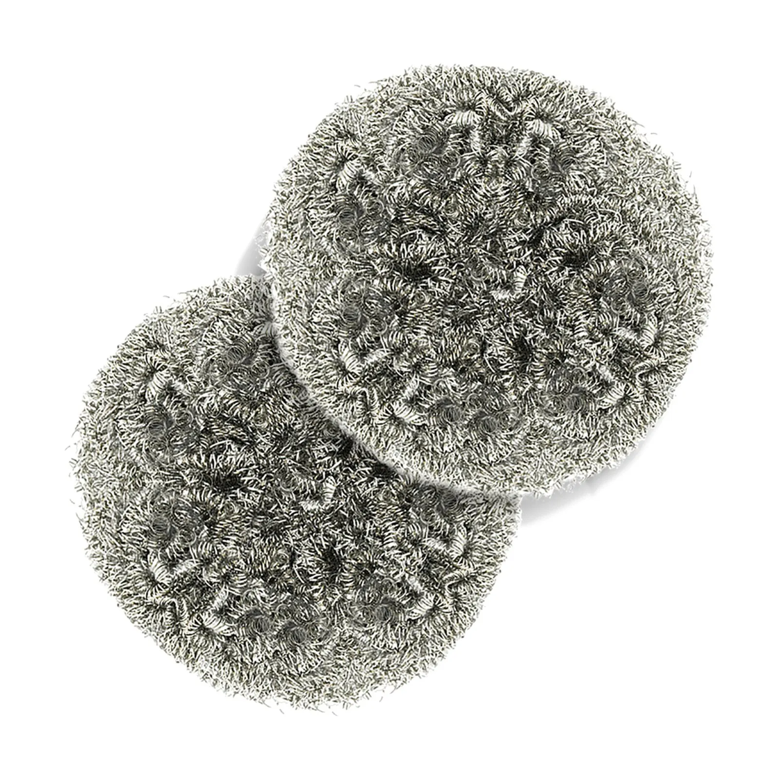 APEX Stainless Steel Wool Pads for Pans & Grills (2 pack)