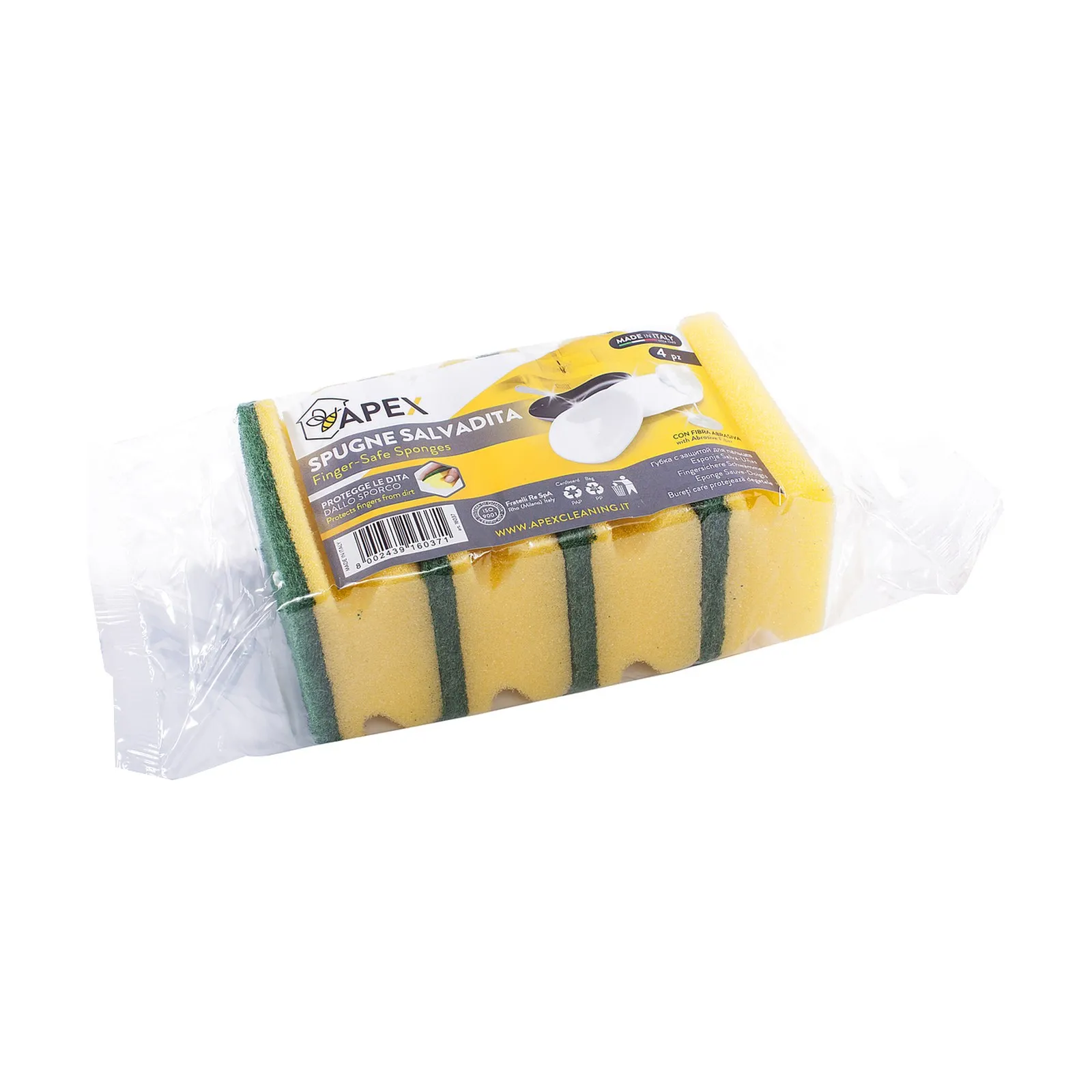APEX Finger-Safe Sponges (4 pack) — 2